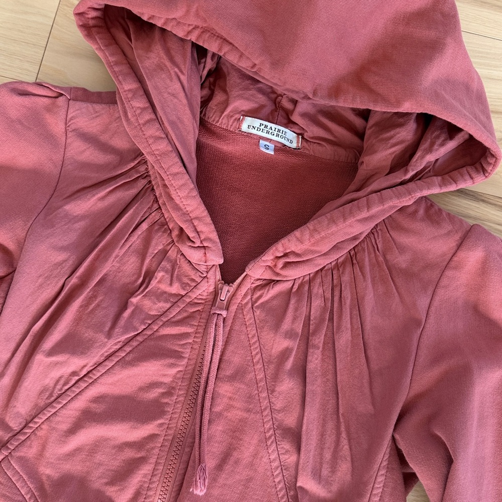 Prairie Underground Full Zip Long Cloak Hoodie Size S